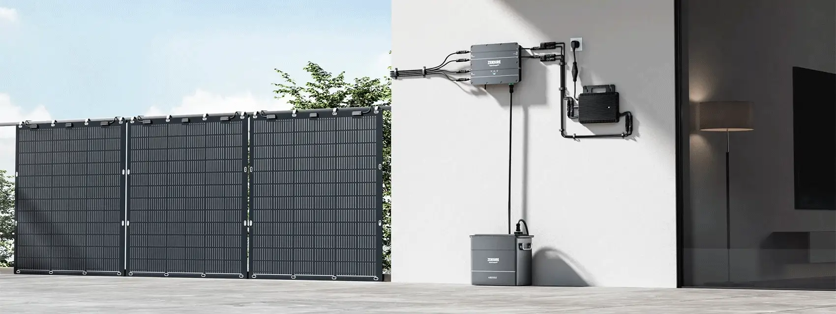 Speicher Zendure SolarFlow Set Smart PV Hub + AB1000